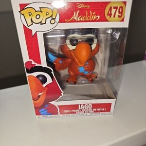 Disney Aladdin Iago Pop! Figure - Red and Blue